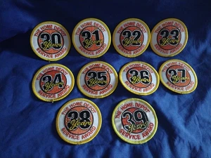 HOME DEPOT 30-39 YEAR PATCHES COLLECTIBLES  AWARD PATCH LOT *NEW* - Picture 1 of 1