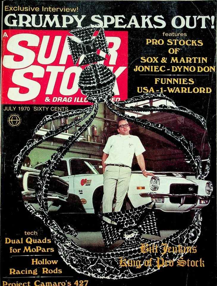 Super Stock Magazine Grumpy Interview & Dyno Don July 1970 053122RNON - Image 1 of 1