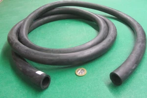 Latex Rubber Tubing Shore A35 Black 1.0" OD x 3/4" ID x 1/8" Wall x 10' Length - Picture 1 of 5