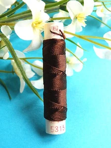 102Bter / Superb Coil Old Pure Wire Silk Drawstring Phénix Brown N° 5315 - Picture 1 of 1