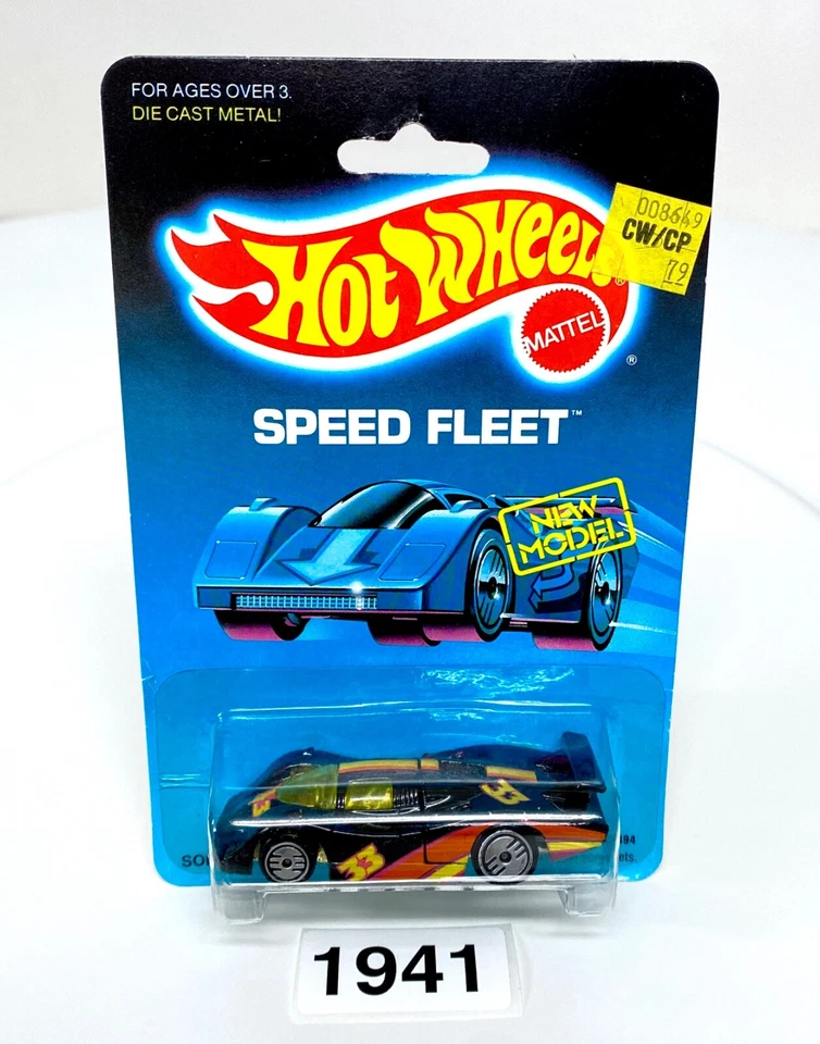 Hot Wheels Car Sol Aire Cx4 Speed Fleet 1988 Die Cast Malaysia 1494 MOC