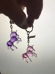 Unicornio 5x Llavero Púrpura Rosa Unicornio Llavero de plástico Mujeres - Imagen 1 de 7