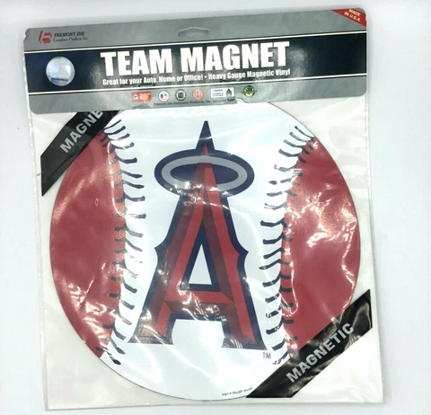 ANAHEIM ANGELS MLB 12" VINYL MAGNET AUTO REFRIGERATOR FREE SHIPPING Cover