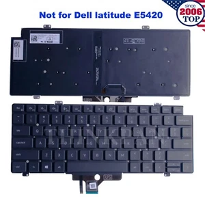 New Genuine US Keyboard Backlit for Dell Latitude 5420 7420 7520 0CW3R5 No E5420 - Picture 1 of 4