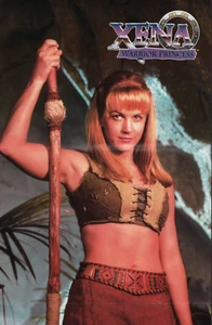 Xena Warrior Princess Official Magazine #2 + Huge Gabrielle Poster Hudson Leick - Picture 1 of 9