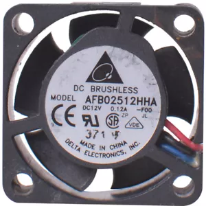 Delta AFB02512HHA F00 DC12V 0.12A Cooling Fan 2510 25x25x10mm 3pin - Picture 1 of 1