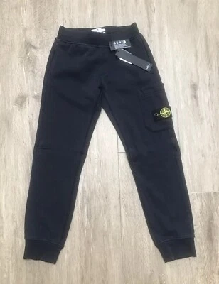 Stone Island boys joggers navy age 10 Yrs BNWT RRP £169 - Image 1 of 4