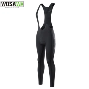 WOSAWE Women Winter Thermal Fleece Cycling Bib Tights 3D Padding Sport Trousers - Bild 1 von 15