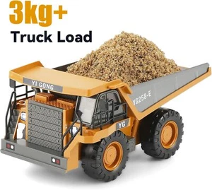 2.4Gh RC Kipper Ferngesteuerters Mit 9 Kanal & Licht Muldenkipper LKW Kipplaster - Bild 1 von 15