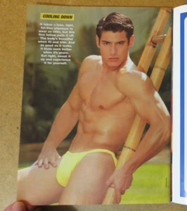 Men's Workout MAGAZINE Male Stripper Muscle Hunks RICO ELBAZ Male Models ABS - Imagen 1 de 11