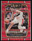 Corey Kispert 81 2021 22 Select Concourse Red Wave Prizm Rookie Wizards H0108a