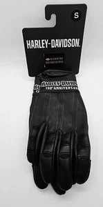 Men's Harley Davidson 120th Anniversary True North Leather Gloves 97203-23VM - Bild 1 von 4