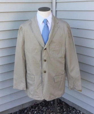 NWT-Bills Khakis Bills Chelsea Ambler TWILL Blazer KHAKI SZ L MSRP $325 - Image 1 of 4
