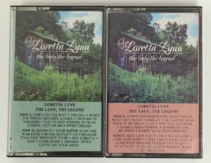 Set Of 2 Loretta Lynn The Lady The Legend Cassette Tape Volumes 2 and 3 1985 - Picture 1 of 7