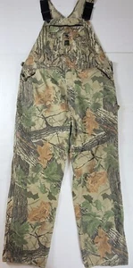 Liberty Rugged Outdoor Gear Men's Sz 38 Regular Real Oak Tree Camo Overalls - Picture 1 of 10