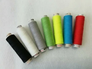 200m Nähgarn weiß, schwarz, farbig, 100% Polyester TOP QUALITÄT Allesnäher - Bild 1 von 29