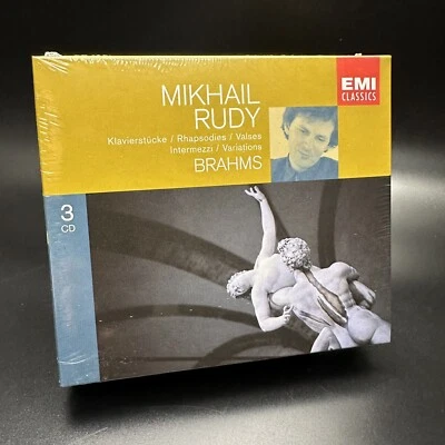 Mikhail Rudy Brahms for Piano [EMI 3 CD Box Set] NEW SEALED - Image 1 of 4