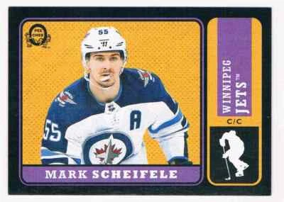 2018-19 O-PEE-CHEE RETRO BLACK MARK SCHEIFELE 053/100 WINNIPEG JETS #150 - Image 1 of 2