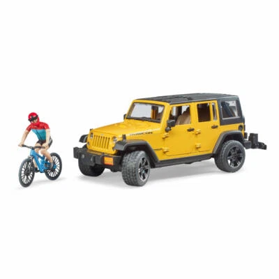 Bruder Leisure Jeep Wrangler Rubicon Unlimited Mountain Bike Model Toys - Image 1 of 4