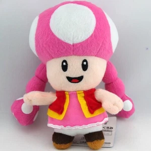 Super Mario Wonder Toad Toadette 6 inches Plush Toy Game Stuffed Animal - Picture 1 of 3