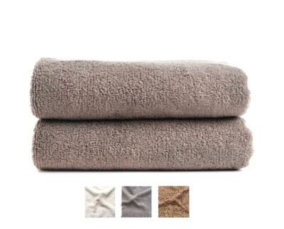 2er Set 500g/m² Badetücher 100x150 cm Duschtücher 100% Baumwolle Frottier - Bild 1 von 4