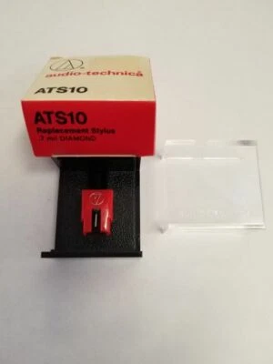 Audio-Technica ATS10 GENUINE Original Stylus NEW .7MIL DIAMOND NEEDLE FOR AT 10