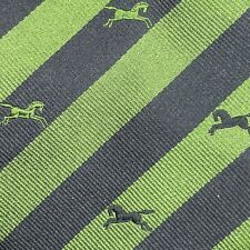 DAKS AND SIMPSON OF PICADILLY HORSE STRIPE NECK TIE (RRP £95.00)  X1