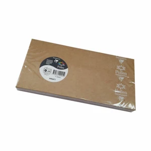 50 Kraftpapier Briefumschläge DIN Lang Pollen DL Kraft Umschläge braun 120g - Bild 1 von 5