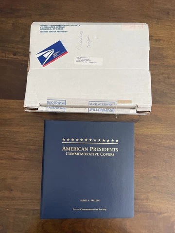 RARE AMERICAN PRESIDENTS COMMEMORATIVE COVERS STAMP SET COLLECTION ALBUM BOOK Cover