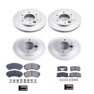 PowerStop Disc Brake Kit - Front and Rear - Fits Mitsubishi Montero 2001-2006 Ge - Image 1 of 4