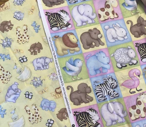 2 yd - Noah's Journey - Beth Logan - Henry Glass & Co. Cotton Fabric Nursery - Picture 1 of 8