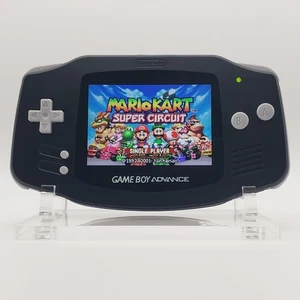 Gameboy Advance retroiluminado IPS M2 negro divertido juego laminado con funda de transporte - Imagen 1 de 10