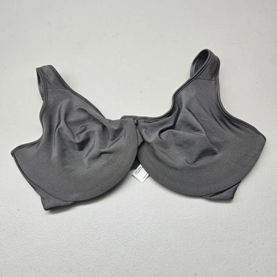 Lilyette Women Bra 34DD Gray Minimizer Underwired Strap Adjustable - Image 1 of 4