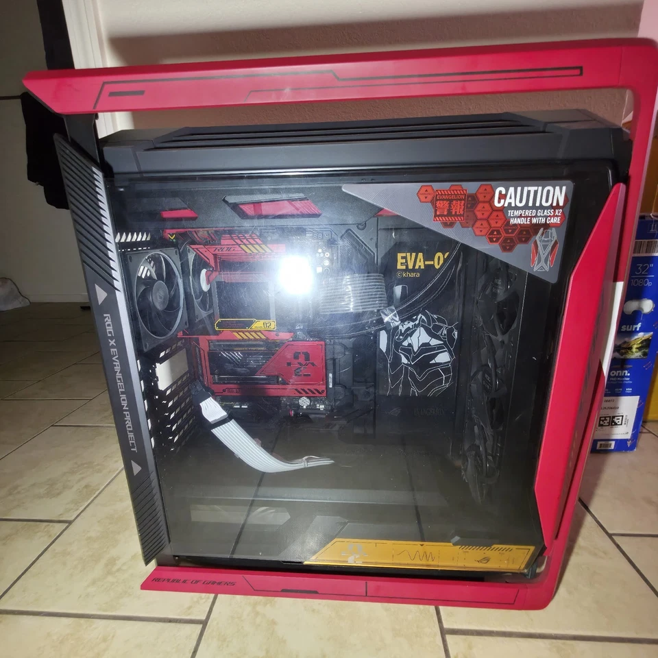 Custom ASUS ROG EVA-02 Gaming PC (No GPU/SSD) – i9-14900K, 64GB DDR5 - Image 1 of 4