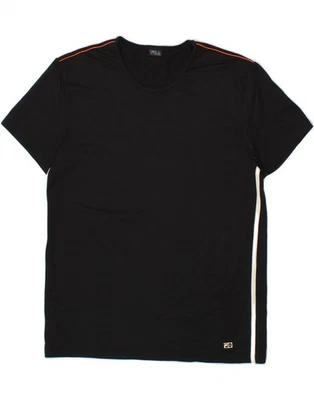 FILA Mens T-Shirt Top XL Black Polyester AR02 - Image 1 of 3