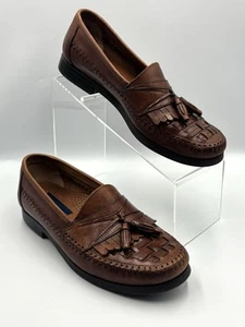 Giorgio Brutini Schuhe Herren 8M Kiltie Halbschuhe Braun Leder Elegant Freizeit Qualität! - Bild 1 von 21