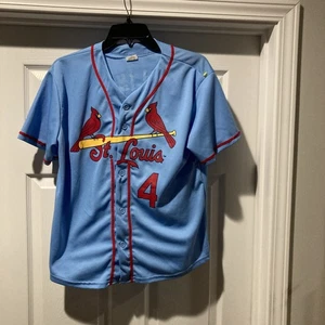 Camiseta de los Cardenales de San Luis Yadier Molina Excelente Forma Juvenil XL SGA - Imagen 1 de 5