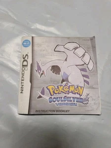 Nintendo DS Pokemon SoulSilver Soul Silver Instruction Booklet Manual No Game - Picture 1 of 2