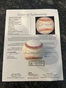 Joe DiMaggio Signed Baseball JSA Certified Autograph  - Picture 1 of 6