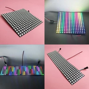 5V 12V WS2812 5050 RGBIC LED Pixel Flexible Panel Addressable Display Screen - Picture 1 of 47