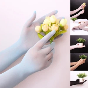 26) Thin Sexy Seamless Mittens for Women Man Sun Protection Bridal Gloves - Picture 1 of 17
