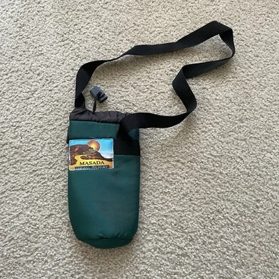Bolso Bandolera Vintage Años 90 Masada Portabotellas de Agua Correa Senderismo Festival Foto 1 de 2