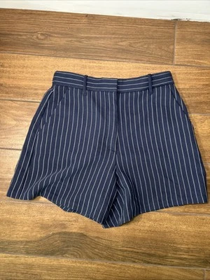 Camisas para mujer Abercrombie & Fitch azules a rayas talla mediana Foto 1 de 4