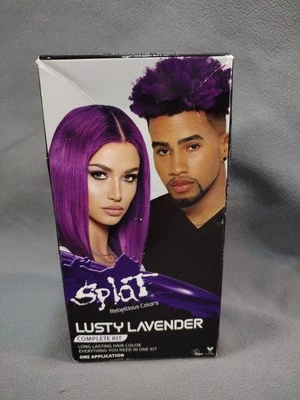 Tinte para cabello semipermanente Splat + blanqueador lavanda lujuriosa nuevo y sellado Foto 1 de 4