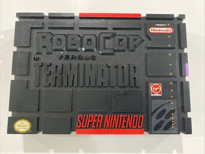 RoboCop vs. The Terminator (Super Nintendo 1993) SNES CIB - Image 1 of 4