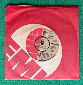 BARRACUDA  SUMMER GIRLS  ROCK  POP  7" VINYL  PROMO RECORD 45 RPM  EMI 2027 - Picture 1 of 6