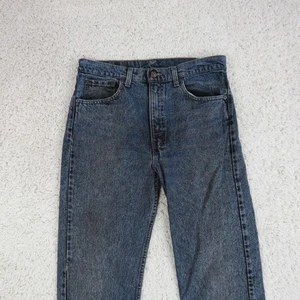 Vintage Levis 505 Jeans Mens 34x34 Blue Made USA Tapered Leg 100% Cotton 90s - Picture 1 of 14