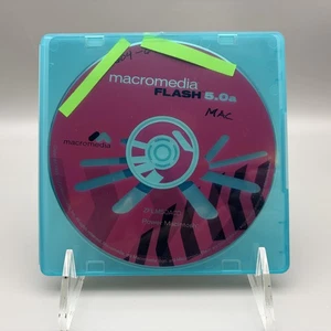 Vintage 2001 Macromedia Flash 5.0a Software CD-ROM Power Macintosh Mac - Picture 1 of 13