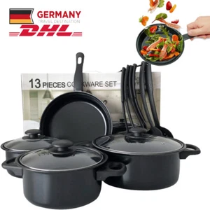 13tlg Topfset Topfset Induktion Antihaft Kochtopf Set|induktions Küche Töpfe Set - Bild 1 von 12