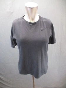 NIKE DRI-FIT Size XL Boys Gray Crew Neck Short Sleeve Slim Athletic T-Shirt 866 - Picture 1 of 10